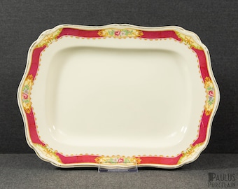 A Vintage J.G. Meakin  Cardinal pattern Medium Serving Platter