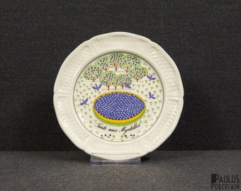 Gien Tarte aux Myrtilles Cake Plate/ Pastry Plate or Side Plate