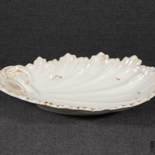 An Antique Leaf Shaped Serving Dish