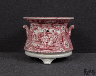 Antique Société Ceramique Maestricht Warmer Stand or Teapot Warmer