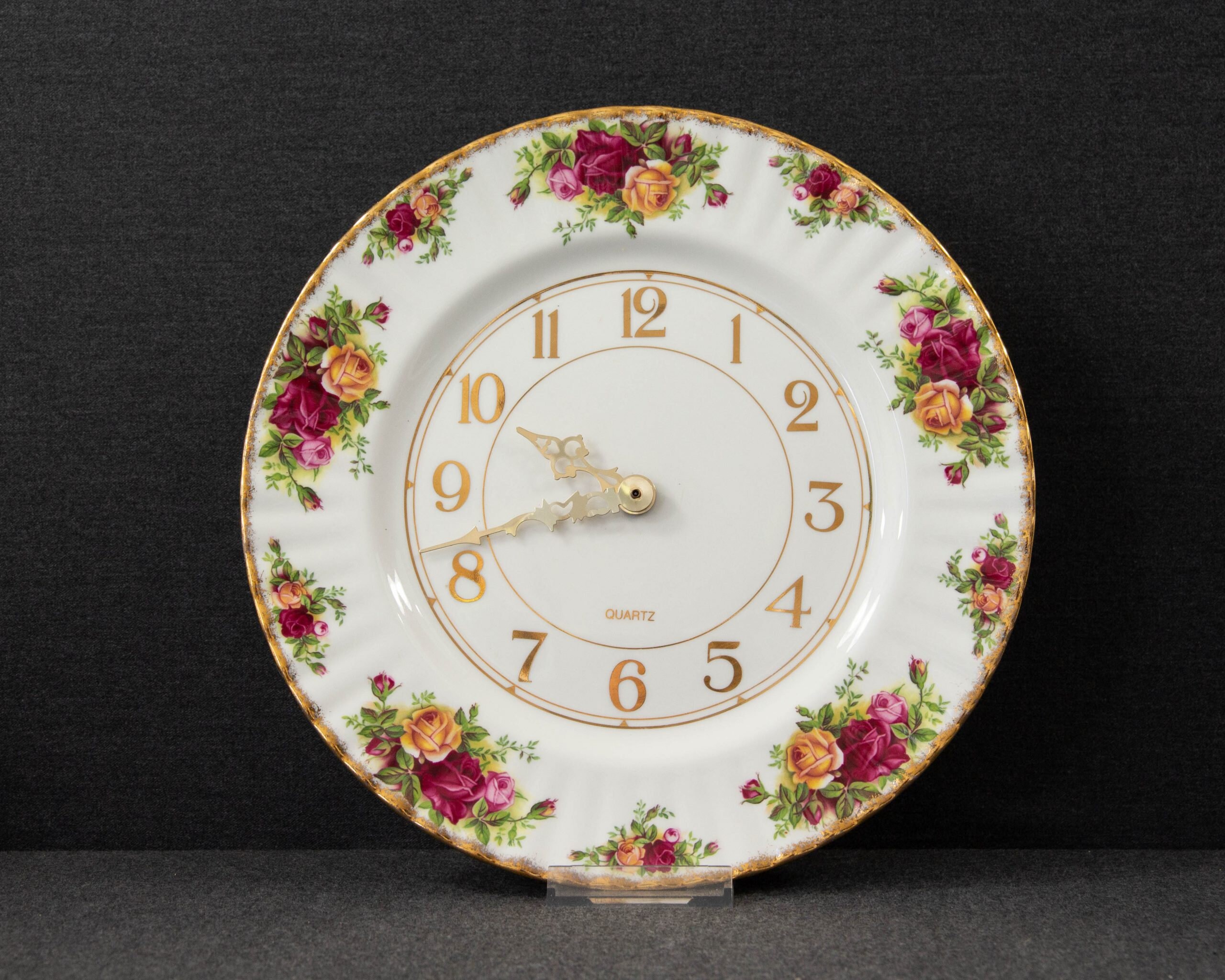Royal Albert Old Country Roses Wall Clock Etsy