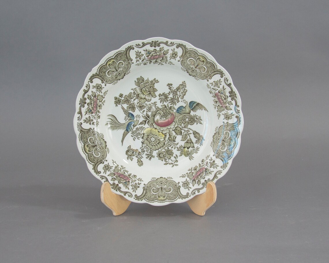 Ridgway Staffordshire Windsor Soup Plate Etsy