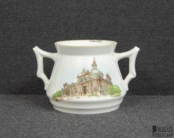 An Antique Richard Ginori Torino 1911 Sugar Bowl (missing lid)