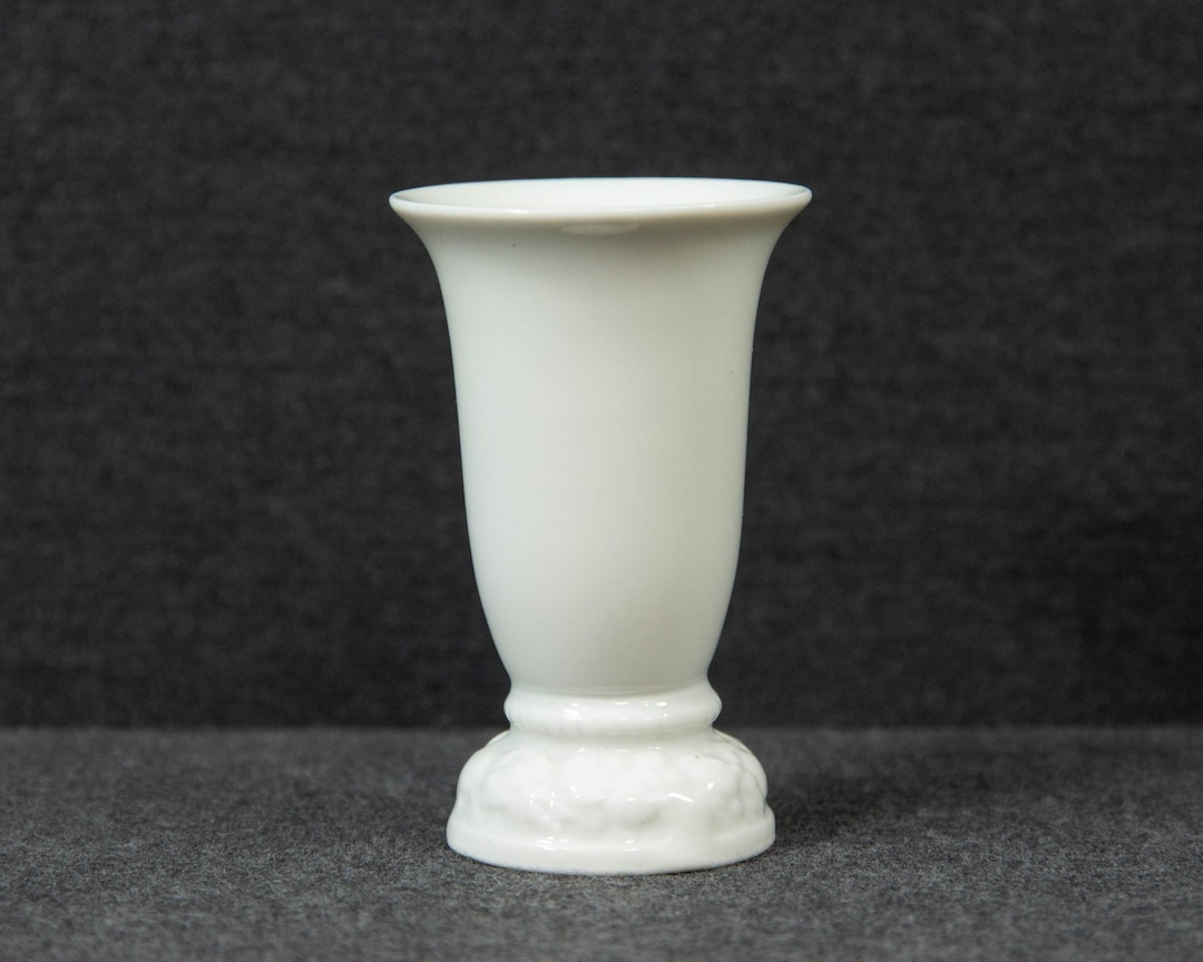 A Charming Vintage Rosenthal Maria White Miniature Vase Etsy