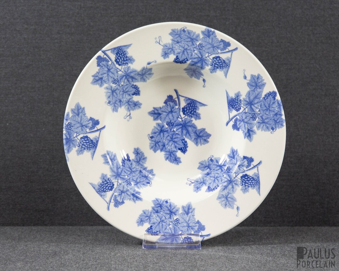 A Beautiful Wedgwood Home Vintage Blue Soup Plate or Pasta Plate Etsy