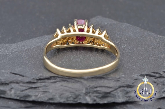 Natural Ruby and Diamond Cathedral Restored Vinta… - image 4