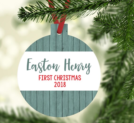 our first christmas ornament 2018