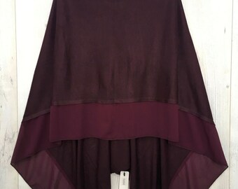 Midnight Purple lightweight poncho