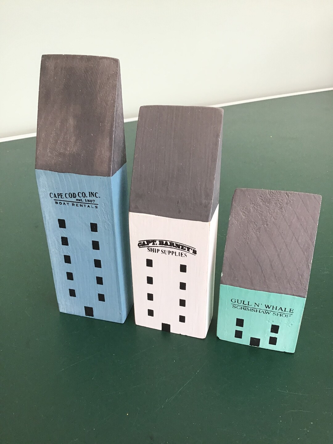 Shoeless Joe Wooden Cape Cod Boat Rental Buildings. Hand Made. Etsy