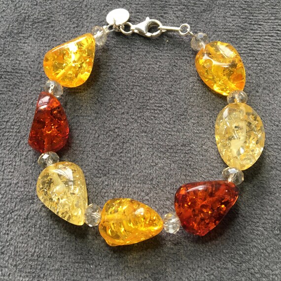 ladies amber bracelet