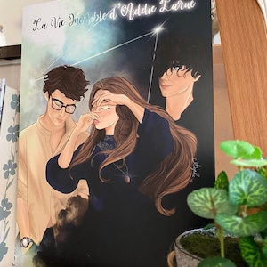 Print A4 - Henry, Luc & Addie - The Invisible Life of Addie Larue