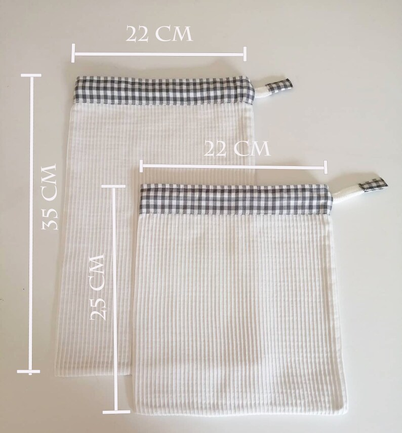 Reusable snack bag for bulk food organic fruit or vegetable Etsy