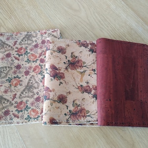 Carteira de cortiça para caderno de viagem A5, Cahier, Standard, B6, A6, Pocket, Passport, Personal - Vegano, ecológico