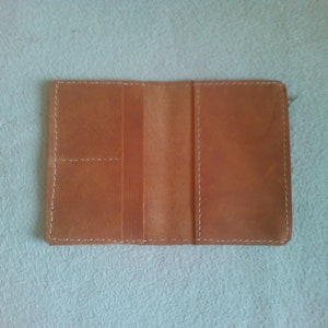 Leather wallet insert for traveler's notebook: A5, Cahier,Standard, B6, A6, Pocket, Passport image 7
