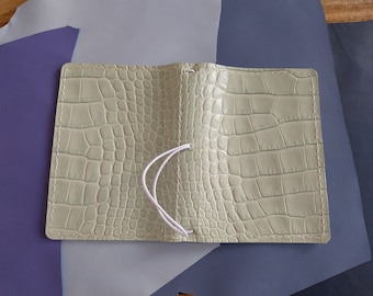 Funda para cuaderno de viaje Cocodrilo Verde Agua: A5, Cuaderno, Estándar, B6, Delgado, Semanas, Personal, A6, Bolsillo, Pasaporte