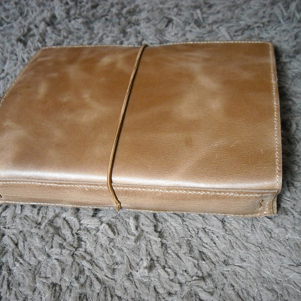A5 Traveler's Notebook Old Brown Leather Reinforced Spine