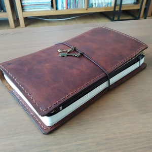 Burnt Sienna Traveler's Notebook style - A4, Composition, A5, Cahier, Standard, B6, Slim, Weeks, A6, Pocket, Passport