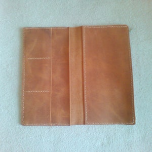 Leather wallet insert for traveler's notebook: A5, Cahier,Standard, B6, A6, Pocket, Passport image 6