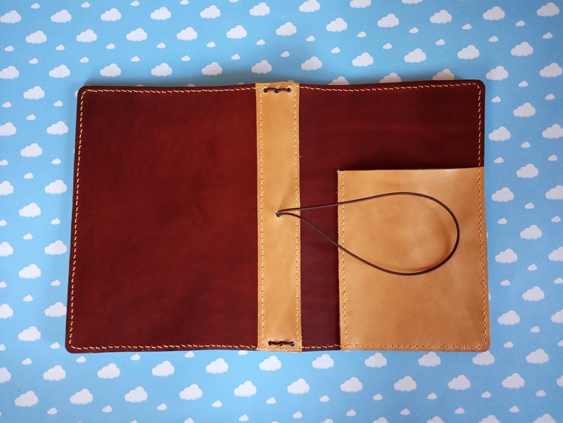Traveler's Notebook 3mm 8 Oz With Camel Front - Etsy