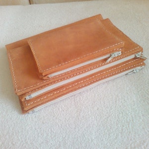 Leather wallet insert for traveler's notebook: A5, Cahier,Standard, B6, A6, Pocket, Passport image 3