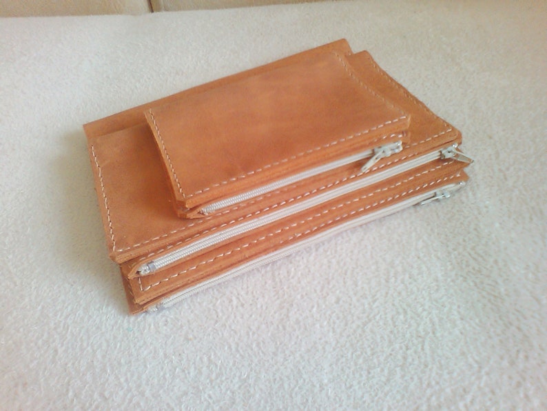 Leather wallet insert for traveler's notebook: A5, Cahier,Standard, B6, A6, Pocket, Passport image 3