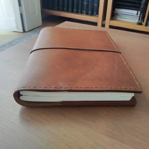 Old School Classic Brown Traveler's Notebook Style - A5, Cahier, Standard, B6, B6 Slim, A6, Weeks, Personal, Pocket, Passport