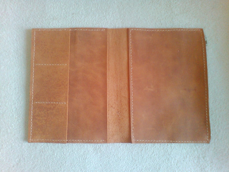 Leather wallet insert for traveler's notebook: A5, Cahier,Standard, B6, A6, Pocket, Passport image 8