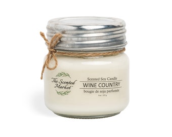 8 oz Wine Country Soy Wax Candle