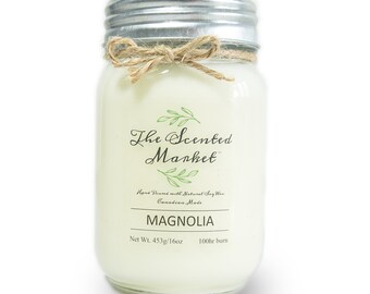 16 oz Magnolia Soy Wax Candle