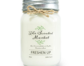 16 oz Freshen Up Soy Wax Candle