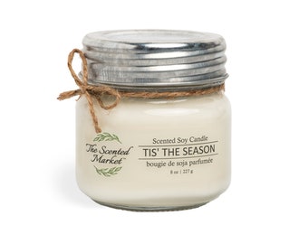 8 oz Tis' the Season Soy Wax Candle