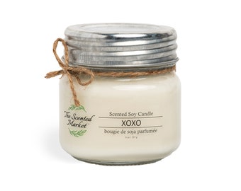 8 oz XOXO Soy Wax Candle