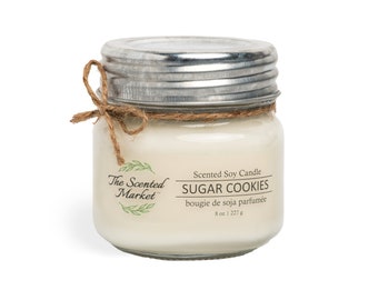 8 oz Sugar Cookies Soy Wax Candle