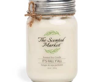 16 oz It's Fall Y'all Soy Wax Candle
