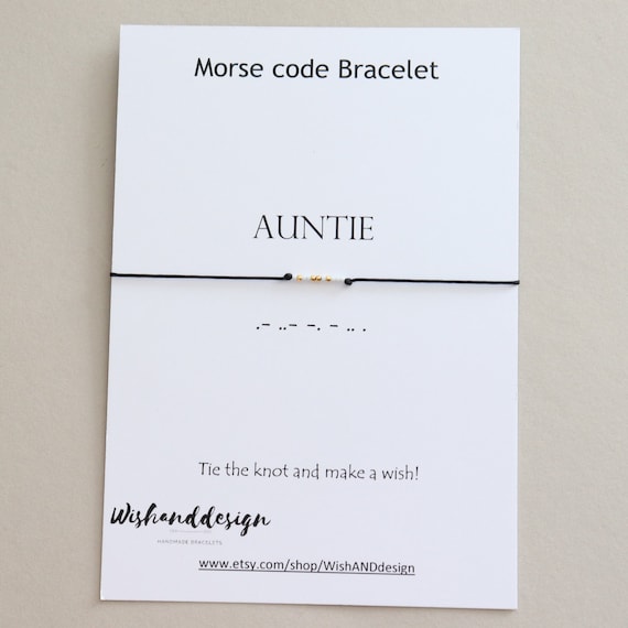 special auntie bracelet