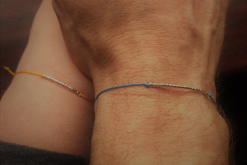 Couple name bracelet anniversary gift valentines day gift gift for boyfriend girlfriend