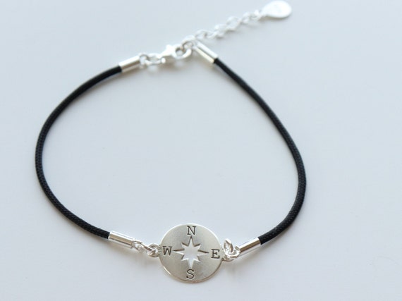 etsy compass bracelet
