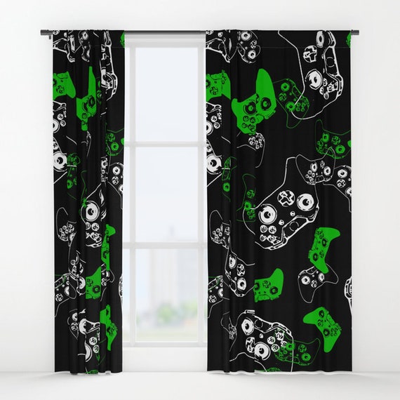 Gamer Curtains Gamer Gifts Video Game Decor Gamer Room Window Curtain Gaming Decor Gamer Birthday Gift Gamer Wedding Gift Gamer Geek