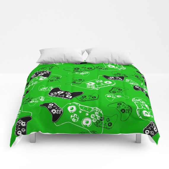 Video Game Comforter Video Game Blanket Gaming Bedding Etsy