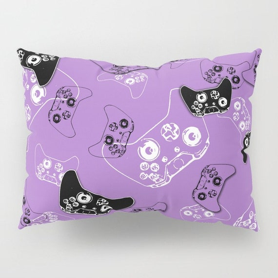 Girl Gamer Pillow Cover Gamer Gifts Gamer Room Gamer Bedding Video Game Pillow Case Pink Gamer Pillow Sham Set 2pcs Gaming Pillow