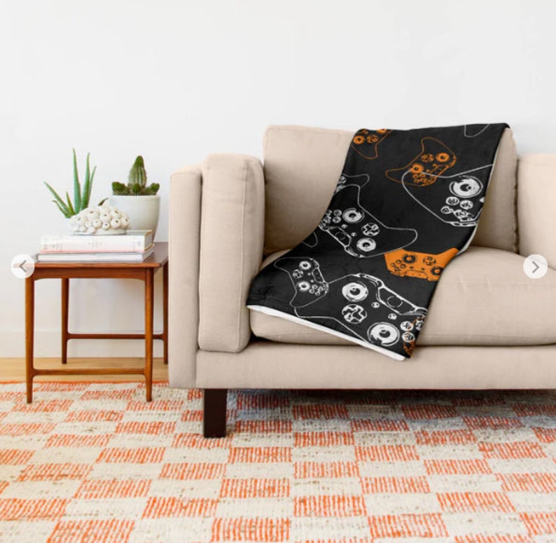 Video Game Room Gamer Blanket Gaming Gifts Gaming Bedroom Gaming Room Man Cave Gamer Fleece Blanket Gamer Room Gamer Throw Blanket