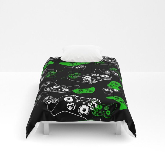 Video Game Comforter Gaming Bedding Gamer Gifts Video Game Etsy