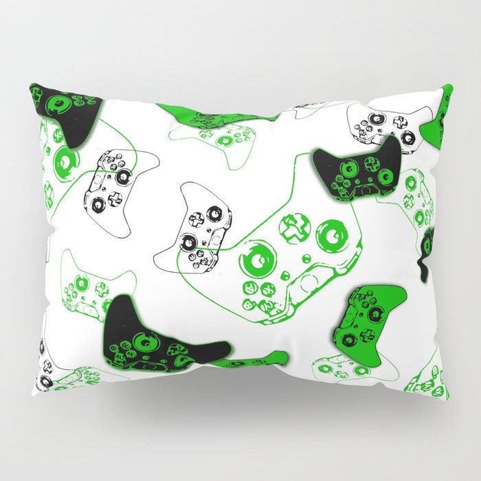 Video Game Pillow Case Gamer Pillow Sham Set 2pcs Gamer Etsy
