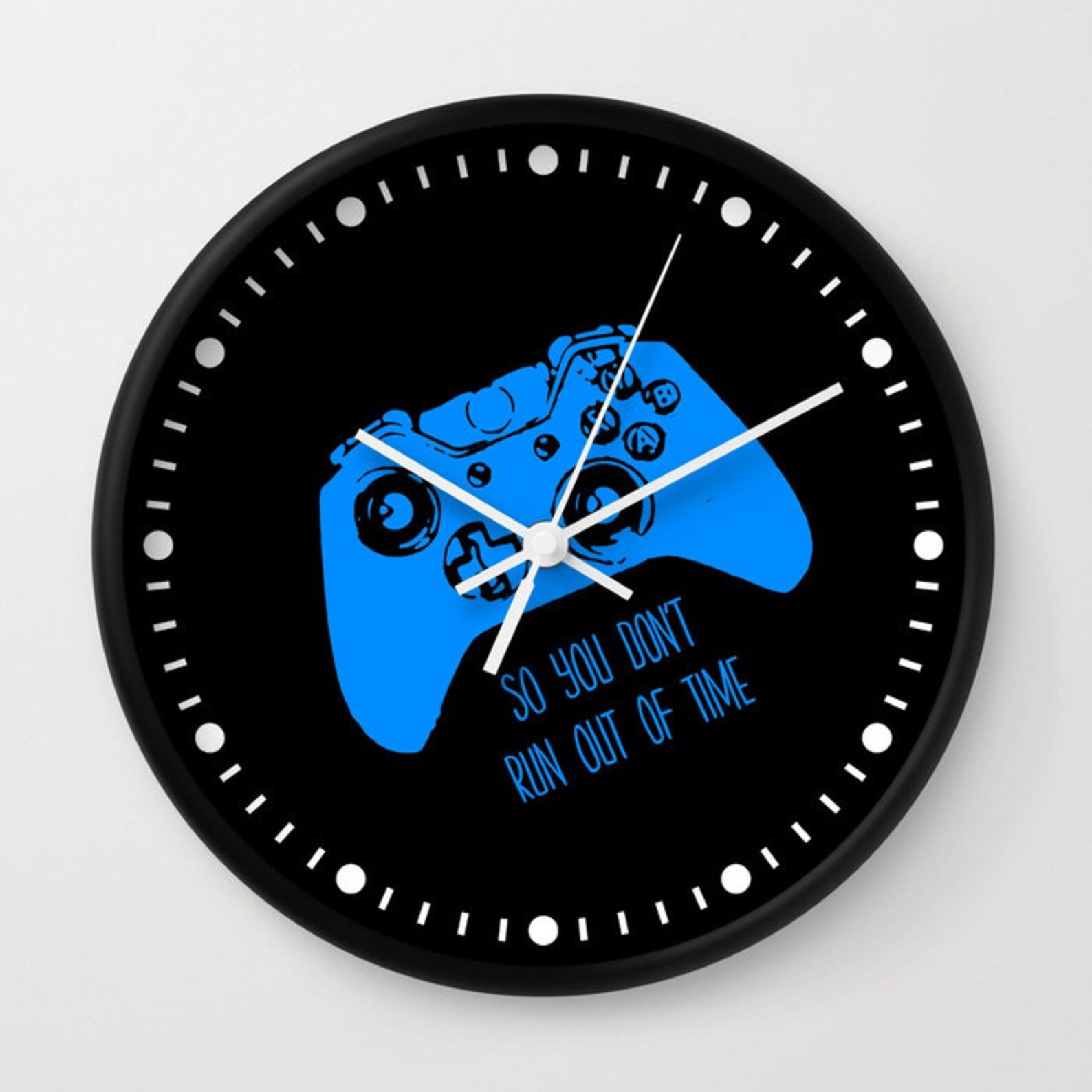 Gamer Clock Video Game Clock Gamer Wall Clock Gamer Gift Etsy