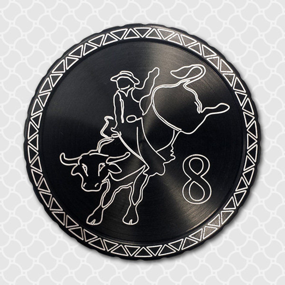 Snuff Can Lids, Tobacco Can, Engraved, Custom, Diplidz™, Bull Rider Etsy