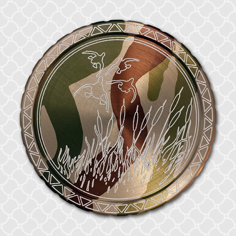 Snuff Can Lids Tobacco Can Engraved Custom Diplidz Ducks Etsy