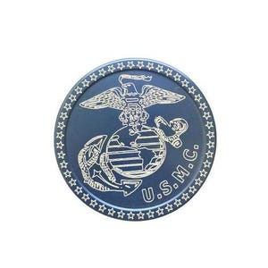 snuff can lids, tobacco can, engraved, custom, Diplidz, U S M C