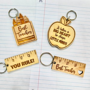 Teacher keychains| Keychains|  Teacher Appreciation Gift| Teacher Gifts| Personalized teacher gift | end of the year teacher gift