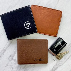 Men’s Leather Wallet| Custom Wallet| Men’s Wallet| Custom Engraved Wallet| Men’s Gift