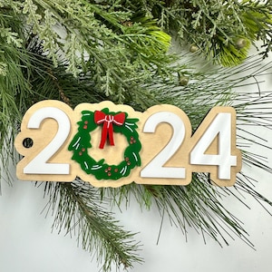 2024 Ornament| Christmas Year Ornament| Christmas Ornament| 2024 Ornament